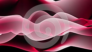 Abstract movement of light red waves