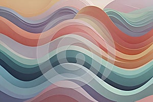 Abstract multi-color waves blend, creating a modern, captivating design.