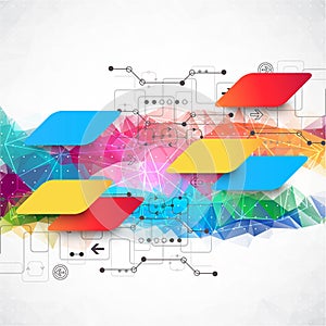 Abstract multi colore background.