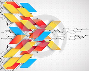 Abstract multi colore background. Vector illustration