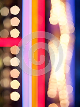 Abstract multi-colored bokeh photography