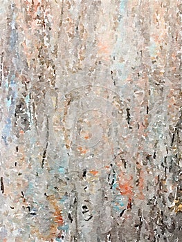 Abstract multi-colored watercolor painted background in subtle gray and brown colors