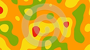 Abstract multicolor background with formless fluid shapes, vector illustration. photo