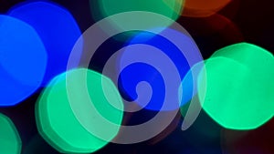 Abstract multicolor blurred circles. Flashes and Glare. Spots and bifurcation