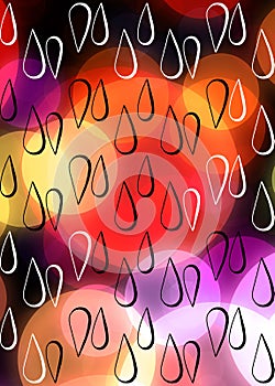 Abstract multicolor digital paint background pattern wallpaper textile design.