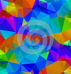 Abstract multicolor full Color rainbow background. Vector polygonal design illustrator