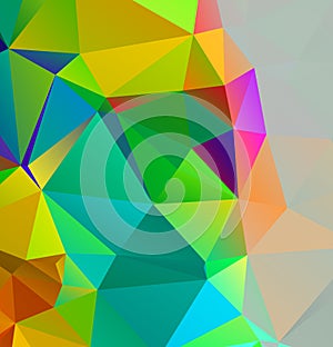 Abstract multicolor full Color rainbow background. Vector polygonal design illustrator