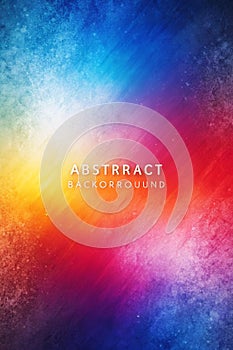 Abstract multicolor gradient with blurred patterns