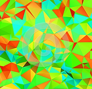 Abstract multicolor mosaic backdrop. Geometric low polygonal background. Design element for posters, business cards, presentations