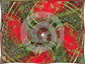 Abstract multicolor mosaic backdrop. Raster clip art.