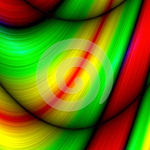 Abstract multicolor rainbow wawe background