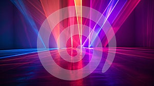 abstract multicolor spectrum background, bright neon rays, and colorful glowing lines