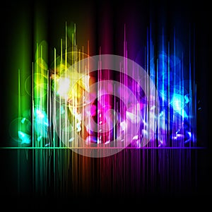 Abstract multicolored background