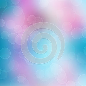 Abstract multicolored background with blur bokeh