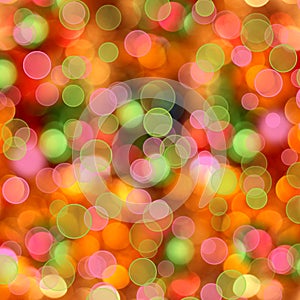 Abstract multicolored background with blur bokeh