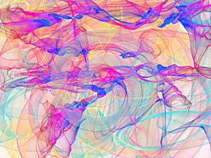 Abstract multicolored background, texture with swirl and vortex, Digital illustration