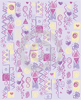 Abstract multicolored background, vector