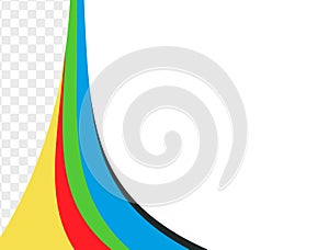 Abstract multicolored background. Vector graphics for design. Waves, texture.