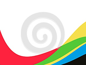 Abstract multicolored background. Vector graphics for design. Waves, texture.