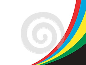Abstract multicolored background. Vector graphics for design. Waves, texture.
