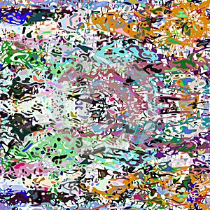 Abstract multicolored chaotic background texture