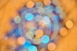 Abstract multicolored circle background bokeh. Bokeh background.