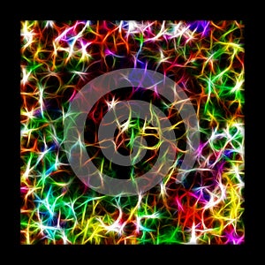 Abstract multicolored fractal background.