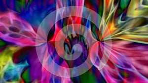 Abstract multicolored futuristic fractal background