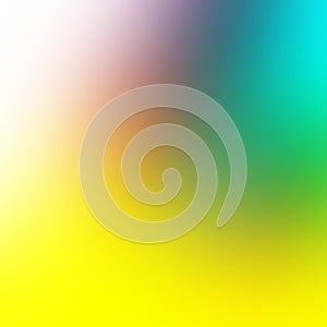 An abstract multicolored gradient blurred the background