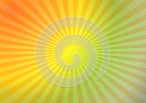 Abstract multicolored gradient rays background. Rainbow. Vector