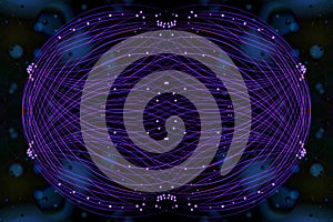 Abstract multicolored linear pattern, abstract