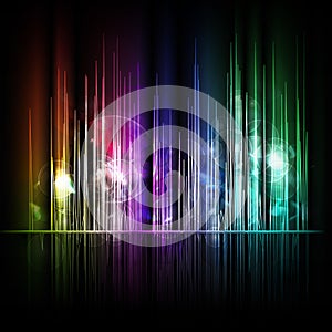 Abstract multicolored lines background