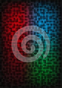 Abstract multicolored pattern for background.