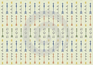 Abstract multicolored pattern background