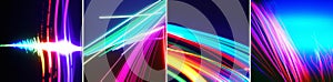 Abstract multicolored spectrum background