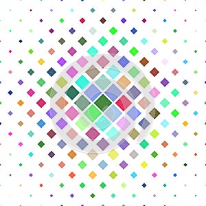 Abstract multicolored square pattern background - geometrical vector design from squares