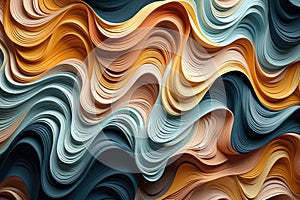 Abstract multicolored swirling background. Generative Ai. Illustration