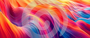 Abstract multicolored wavy background