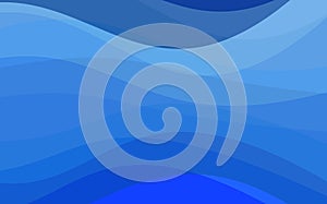 Abstract waves blue pattern background