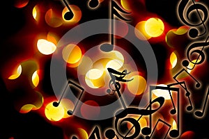 Abstract muscial background