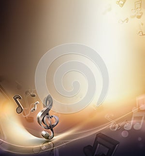 abstract music background