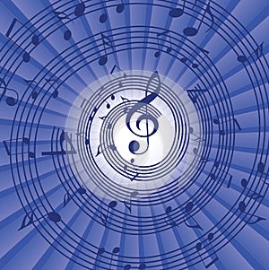 Abstract music background