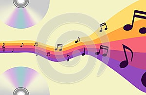 Abstract music background