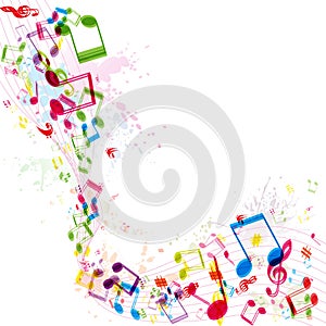 Abstract music background,