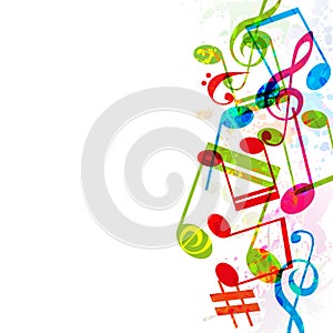 Abstract music background,