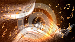 Abstract music background. vector illustration.