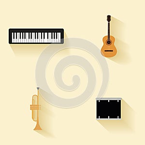 Abstract music instruments