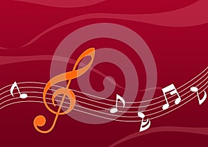 Abstract Music Note