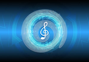 Abstract music note background