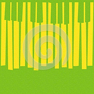 Abstract musical piano keys - seamless background - citrus texture
